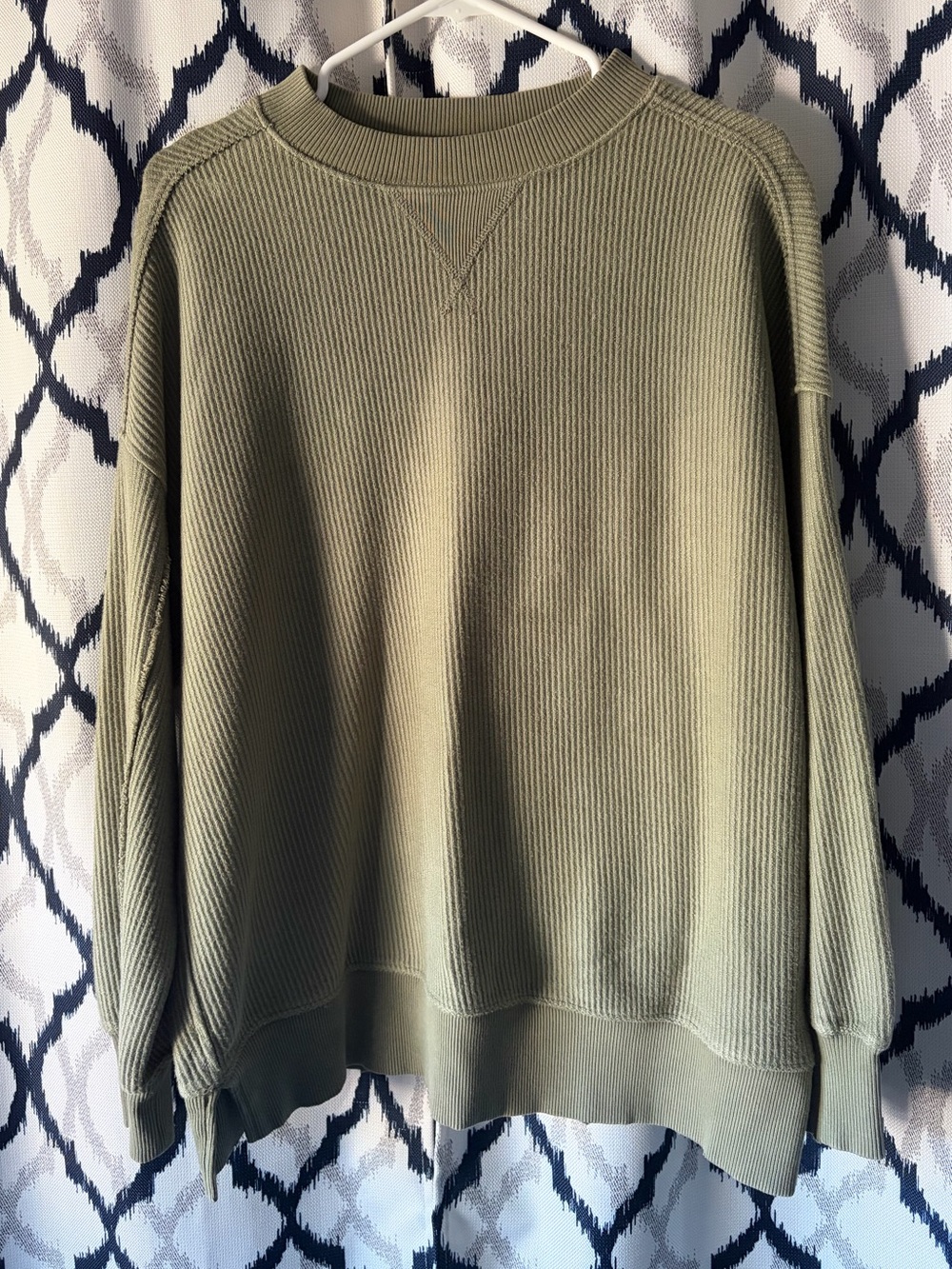 Aerie Oversized Ribbed Crewneck